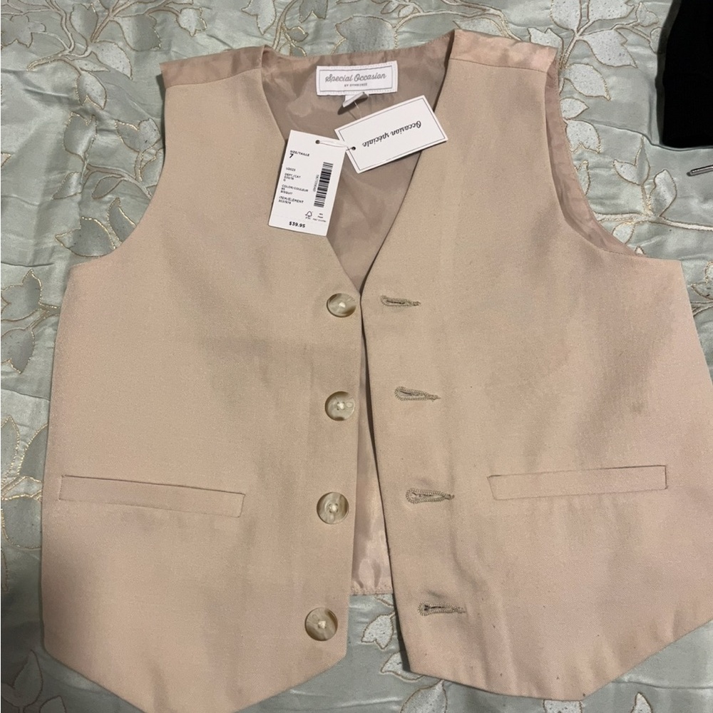 Banana Republic Light Tan Vest